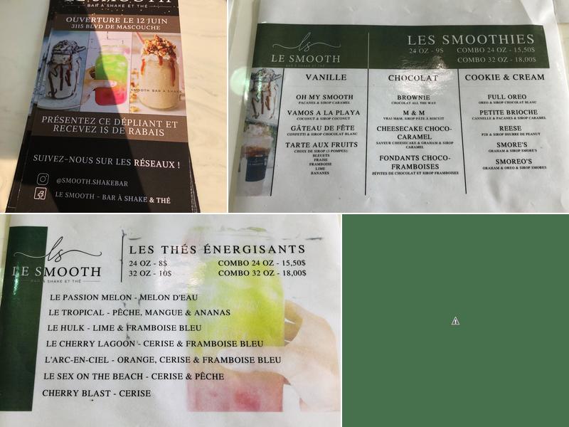 Le Smooth Menu