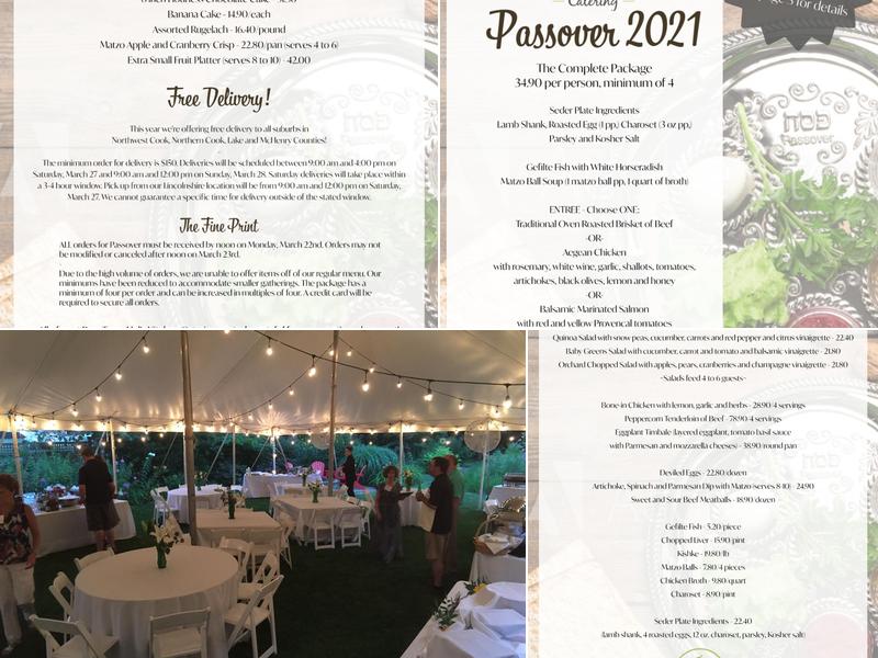 Pear Tree Catering Menu