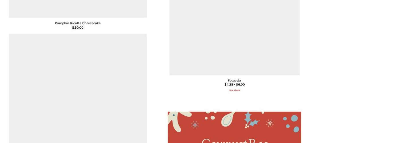 Gourmet Bae Catering Menu