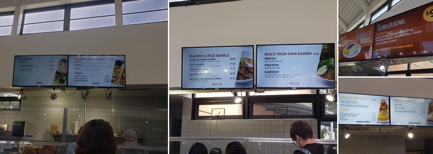 Lu Valle Commons Menu