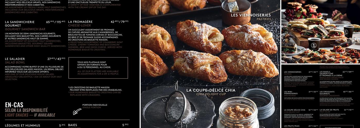 Café Van Houtte Menu