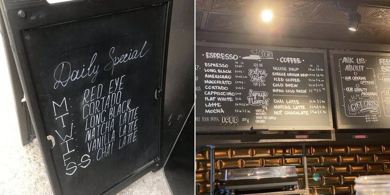 Ground Central Coffee Company Menu