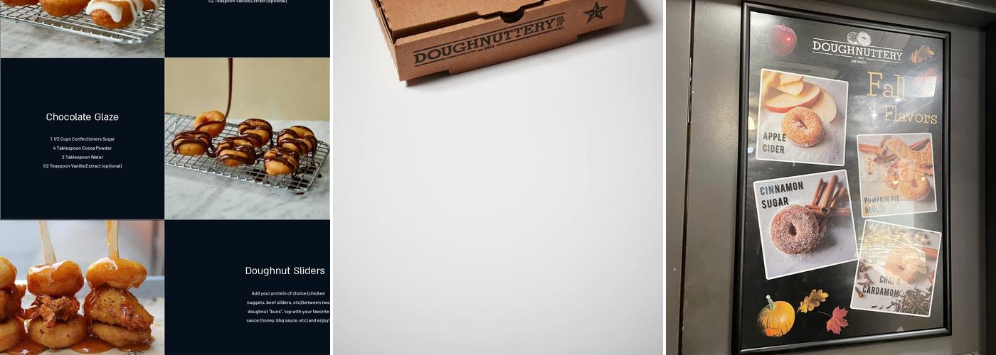 Doughnuttery High Line Menu