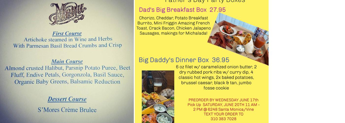 As You Like It Catering Menu