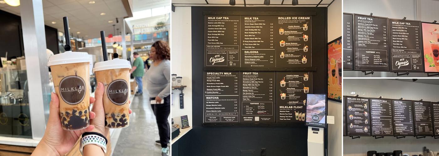 MILKLAB Menu