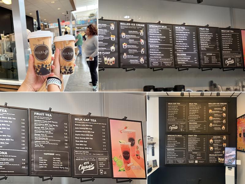 MILKLAB Menu