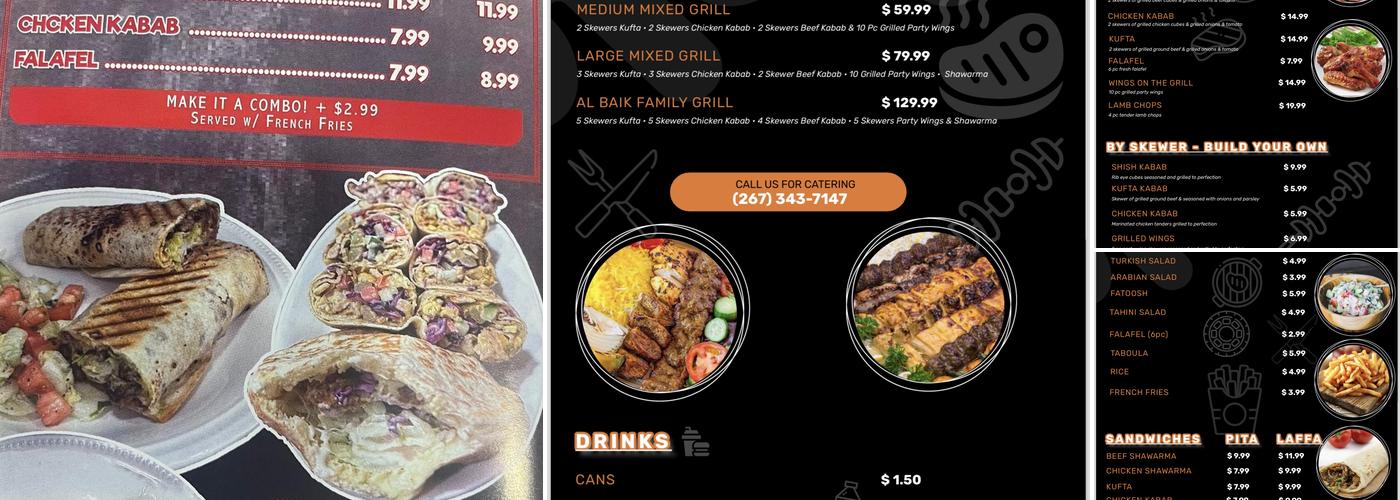 Al-Baik Shawarma & Grill Menu