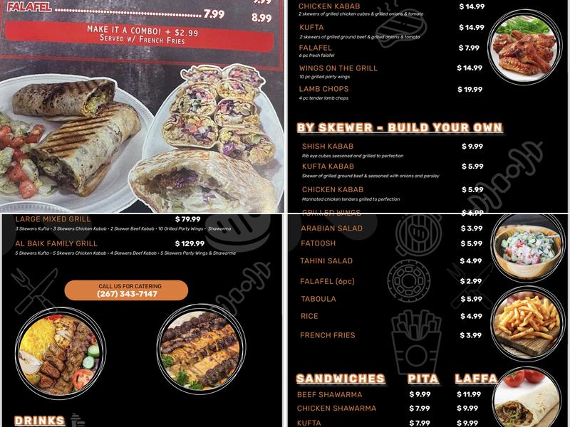 Al-Baik Shawarma & Grill Menu