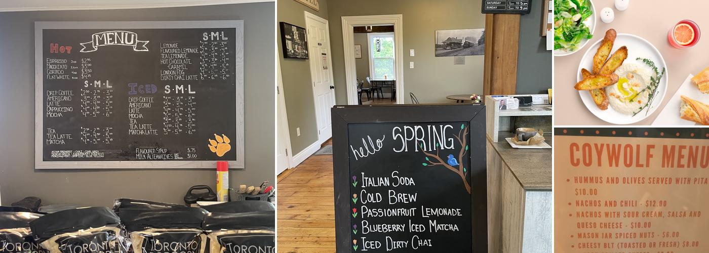 Coywolf Coffee Menu
