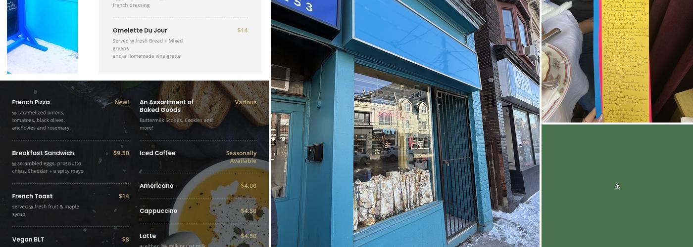 Janelle’s Kitchen Menu