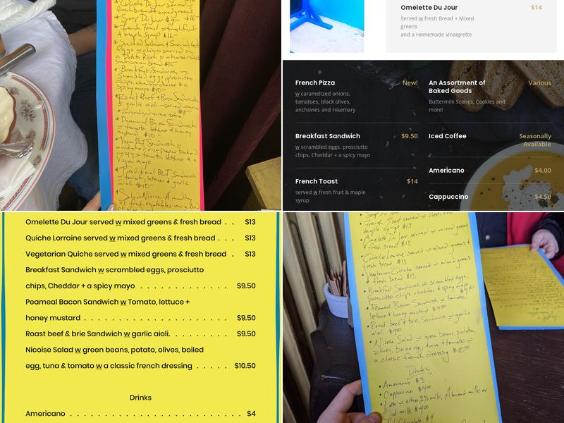 Janelle’s Kitchen Menu