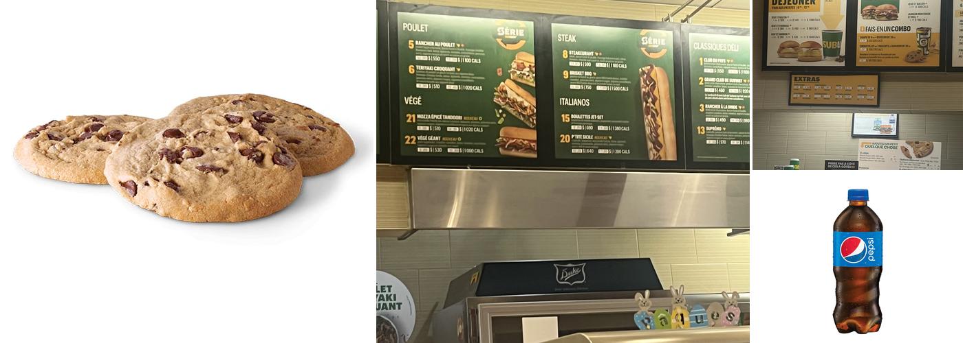 Subway Menu