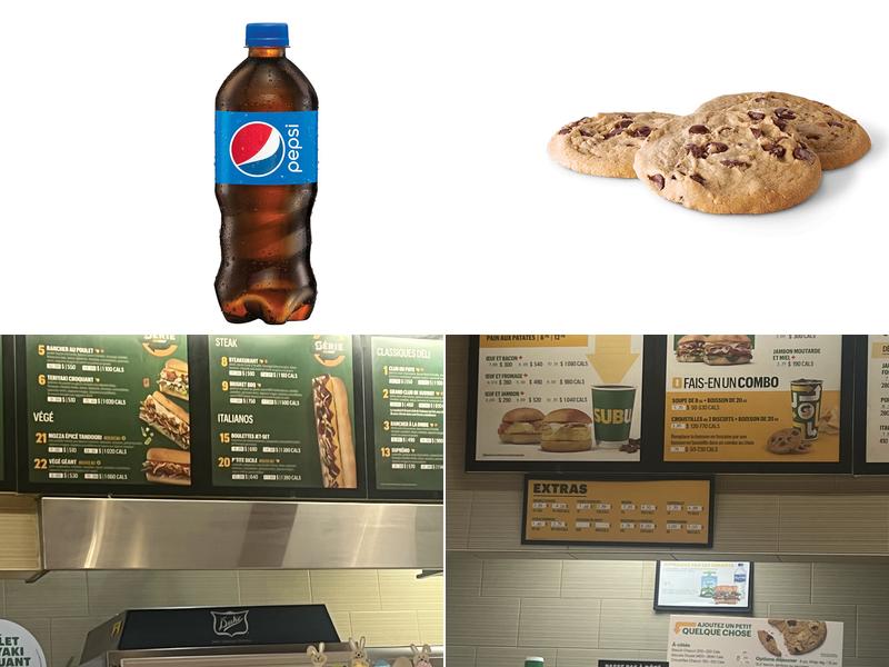 Subway Menu
