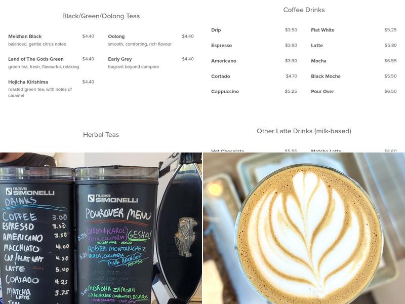 Feast & Fallow Menu