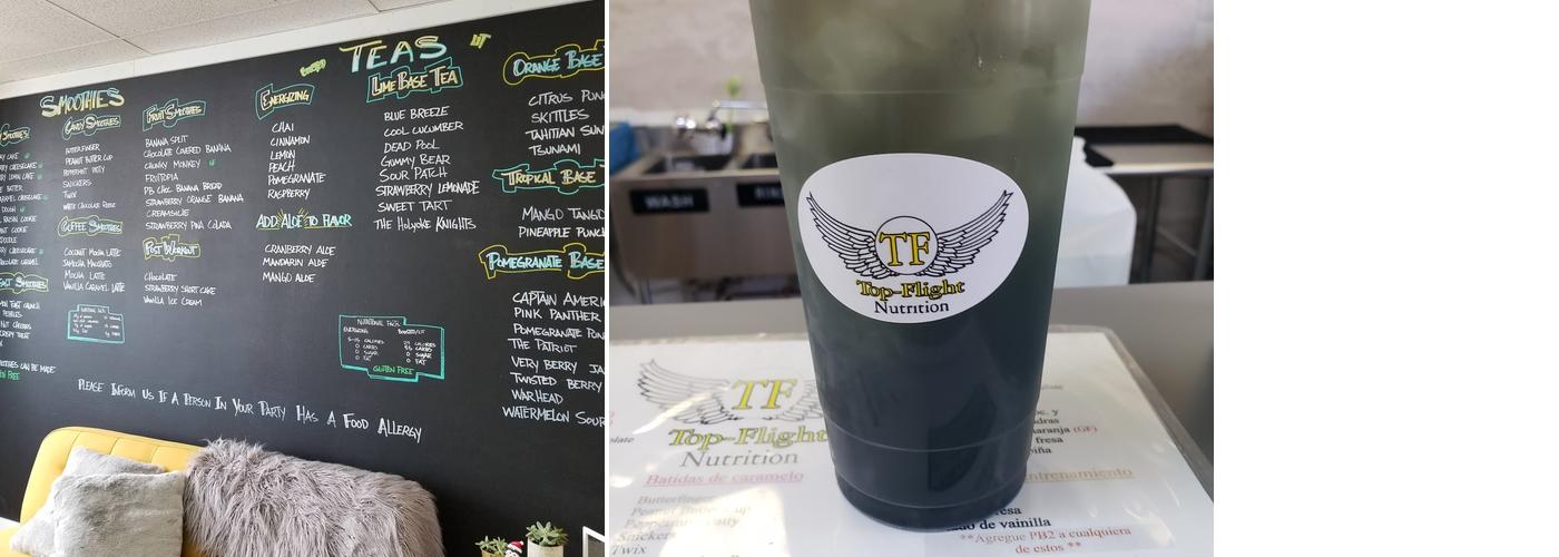 Top-Flight Nutrition Menu