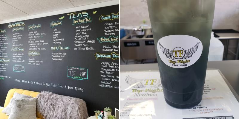 Top-Flight Nutrition Menu