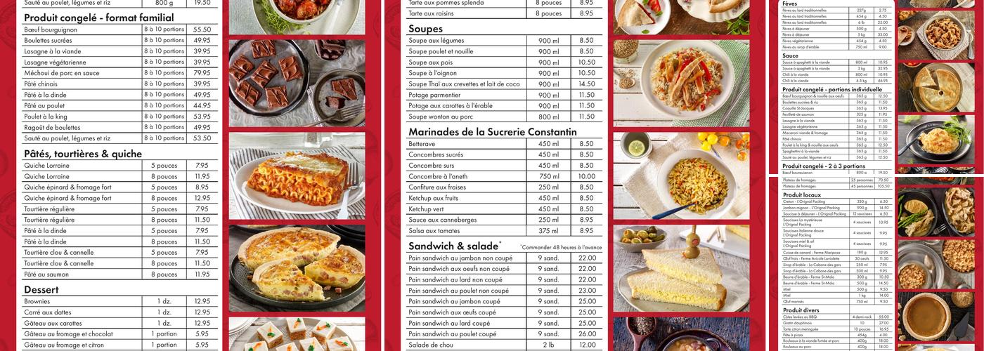 La Cuisine Jean Bernard Menu