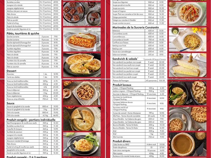 La Cuisine Jean Bernard Menu