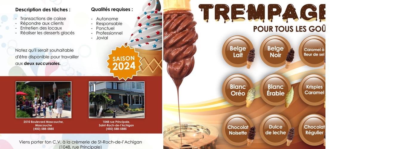 Crèmerie Aux p'tites Gâteries Menu