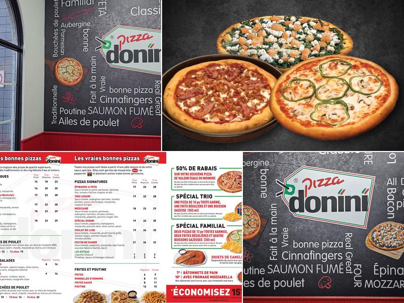 Pizza Donini Menu