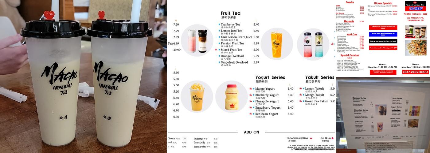 MacaoImperialTea Menu