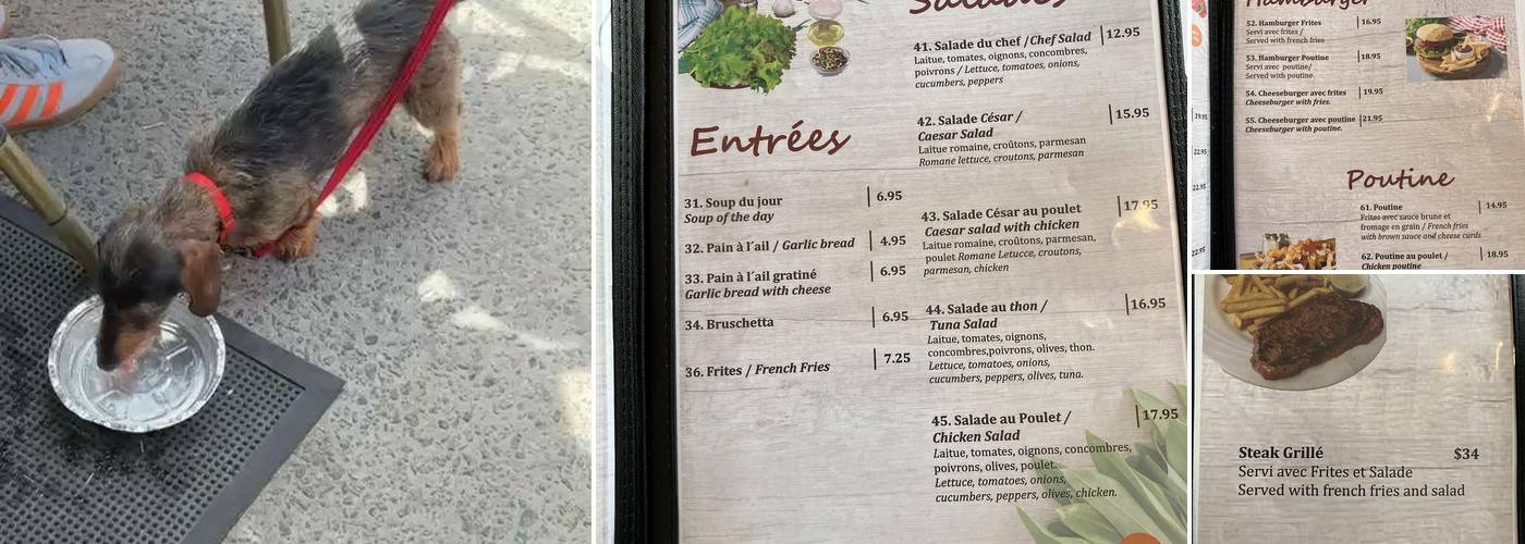 Paradiso Menu