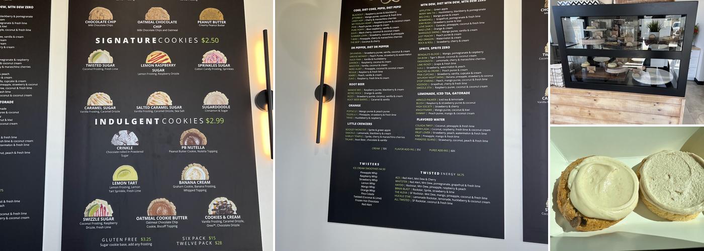 Twisted Sugar Menu