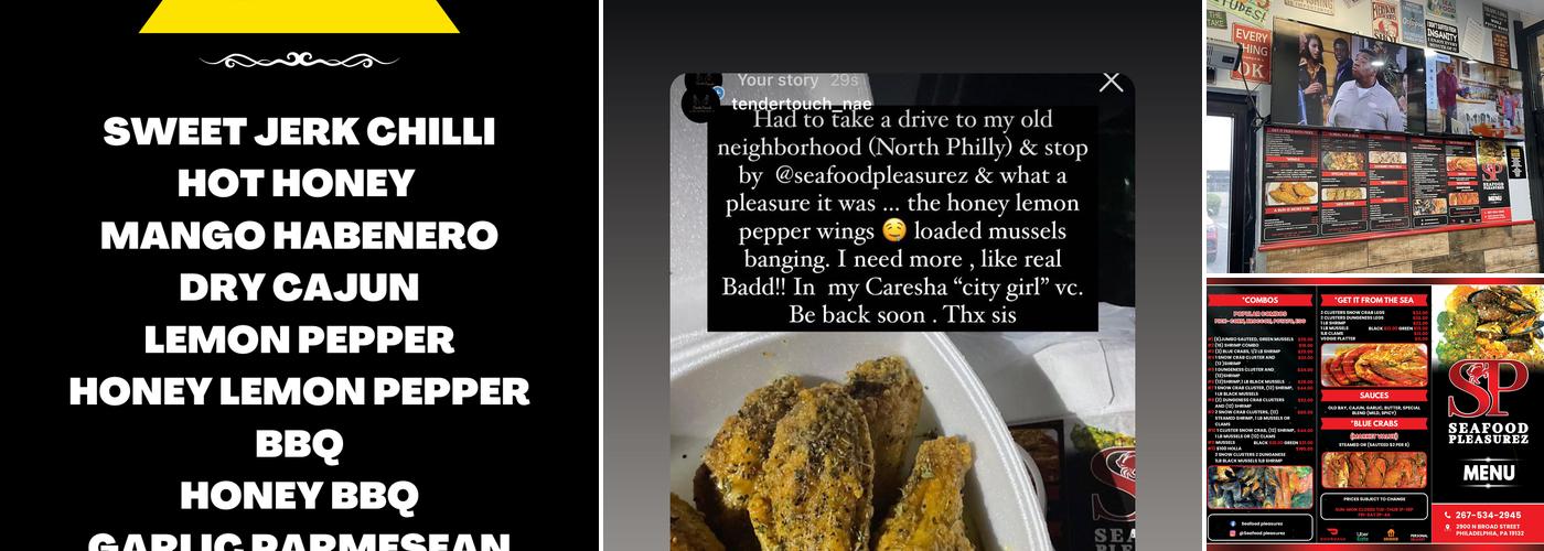 Seafood Pleasurez Menu