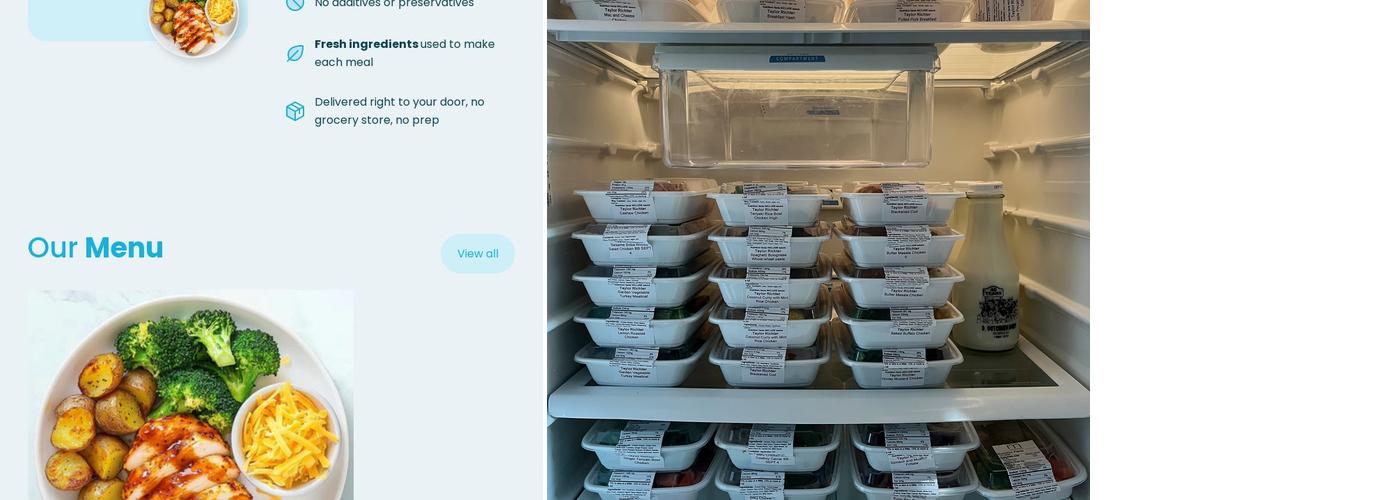 Nutrimeals - Meal Prep Menu