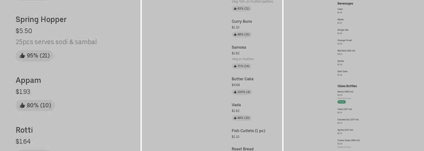Chris Bread Bakery Menu
