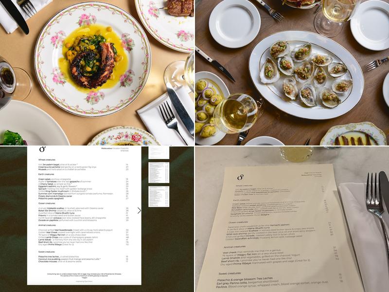 SHMONÉ Menu