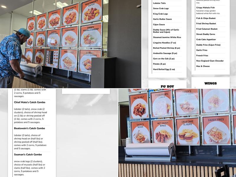 The Boil Daddy - Stanton Menu