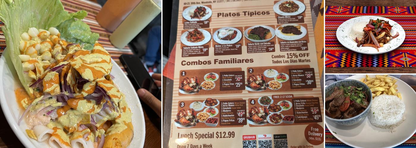 Sabor Peruano III Menu