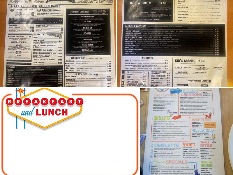 Griddlecakes Menu