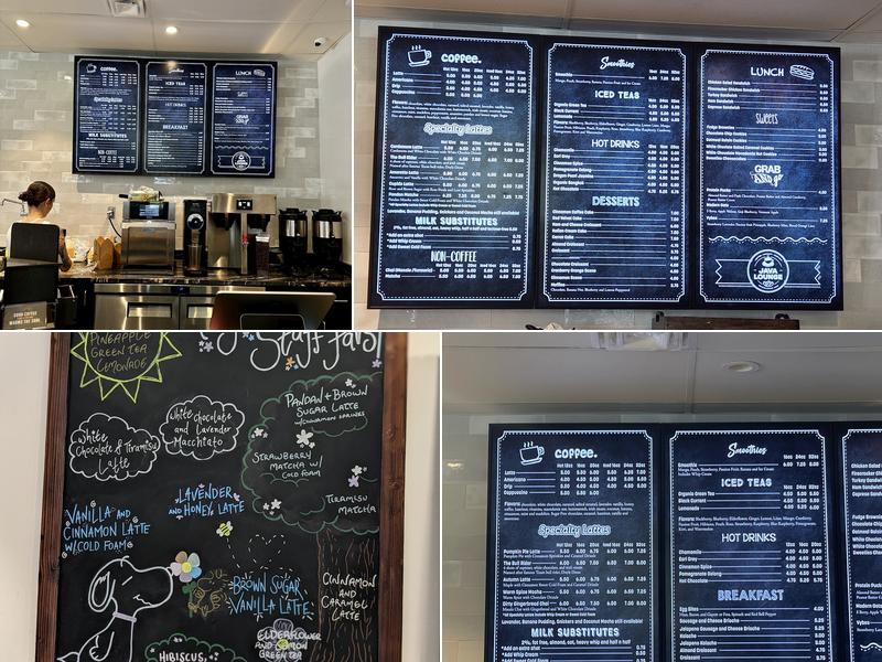 Java Lounge Menu