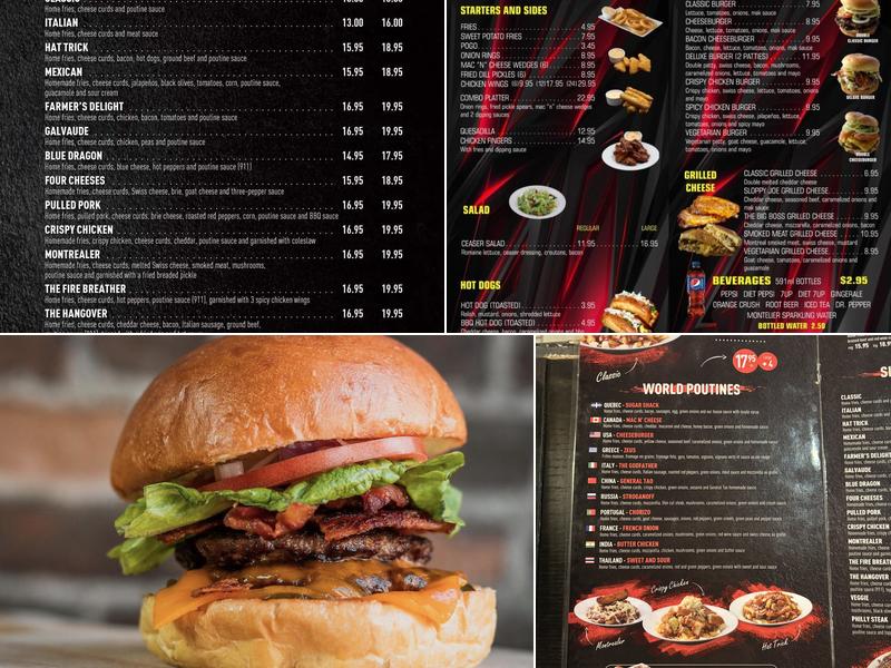 Poutineville Bishop Menu