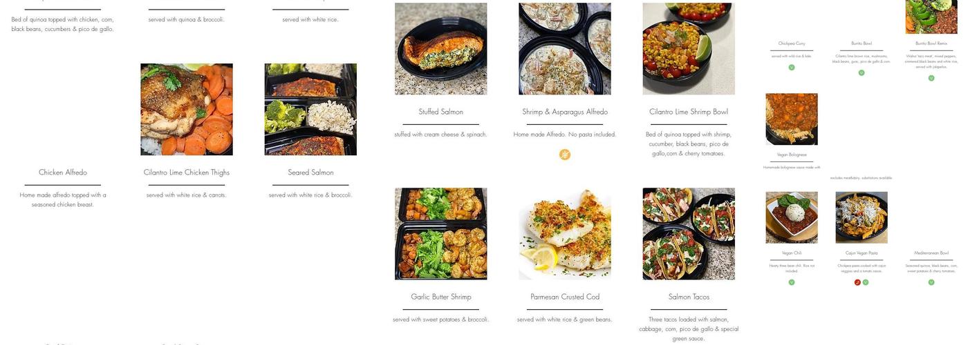 Meals-By-Mac Menu
