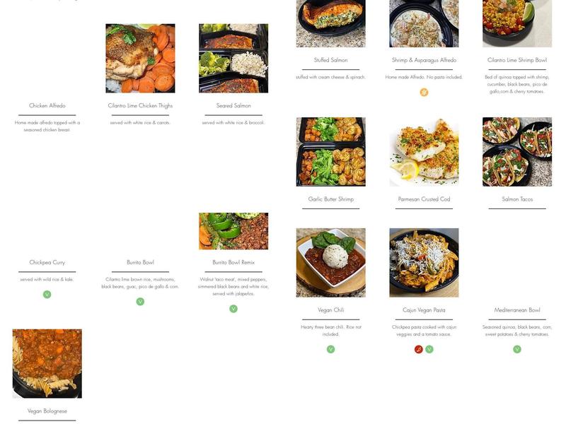 Meals-By-Mac Menu
