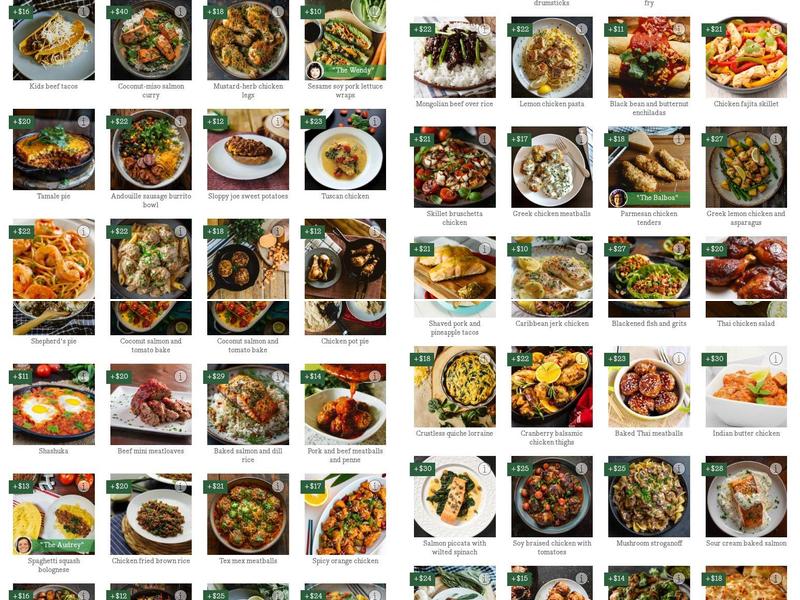 Dinner Elf Menu