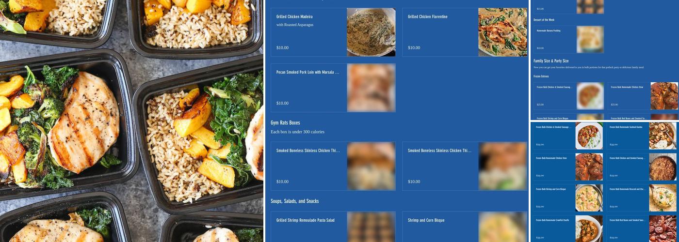 Chef Brandon's Boxes Menu