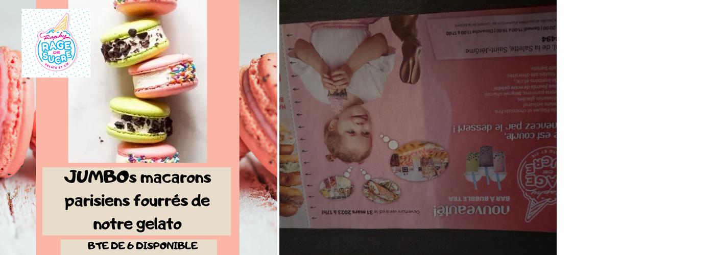 Raphy Rage de Sucre Menu