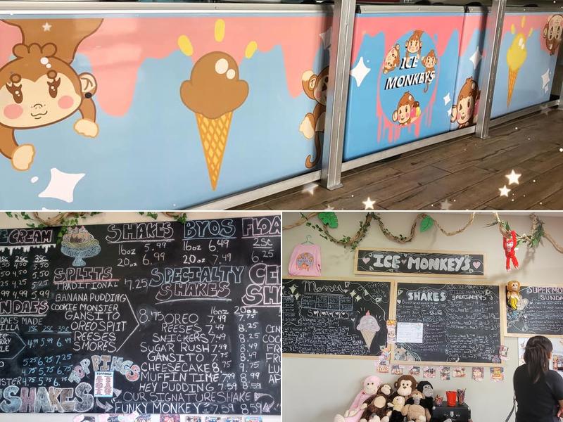 Ice Monkeys Menu