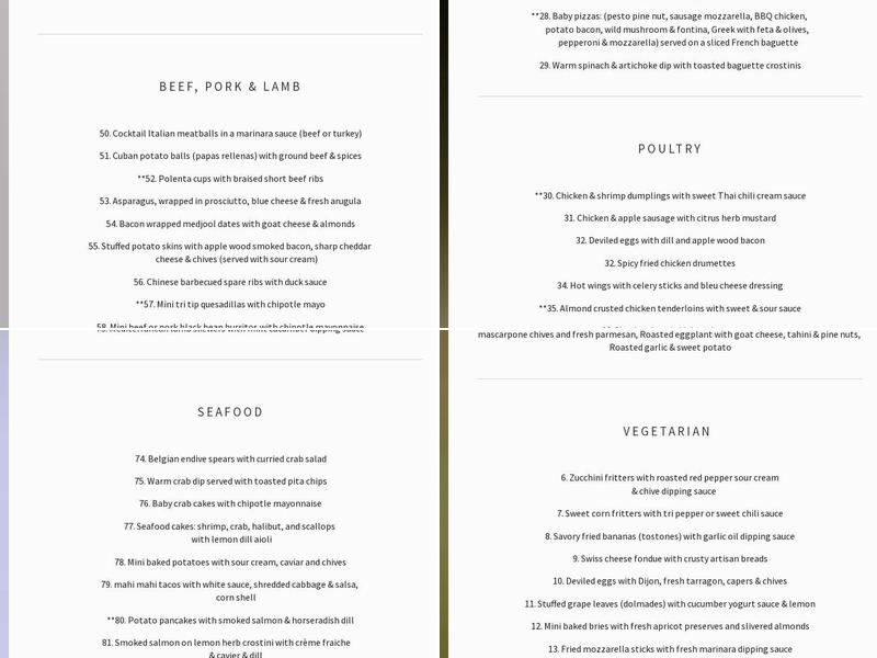 Boyz In the Kitchen Menu