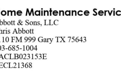Abbott & Sons, LLC dba Home Maintenance Service