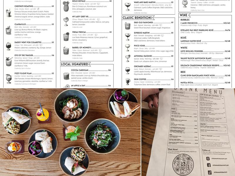 Dram & Draught Menu