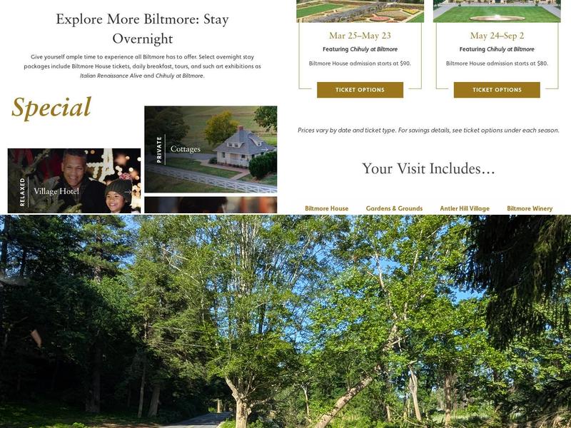 Biltmore Estate Winery Menu