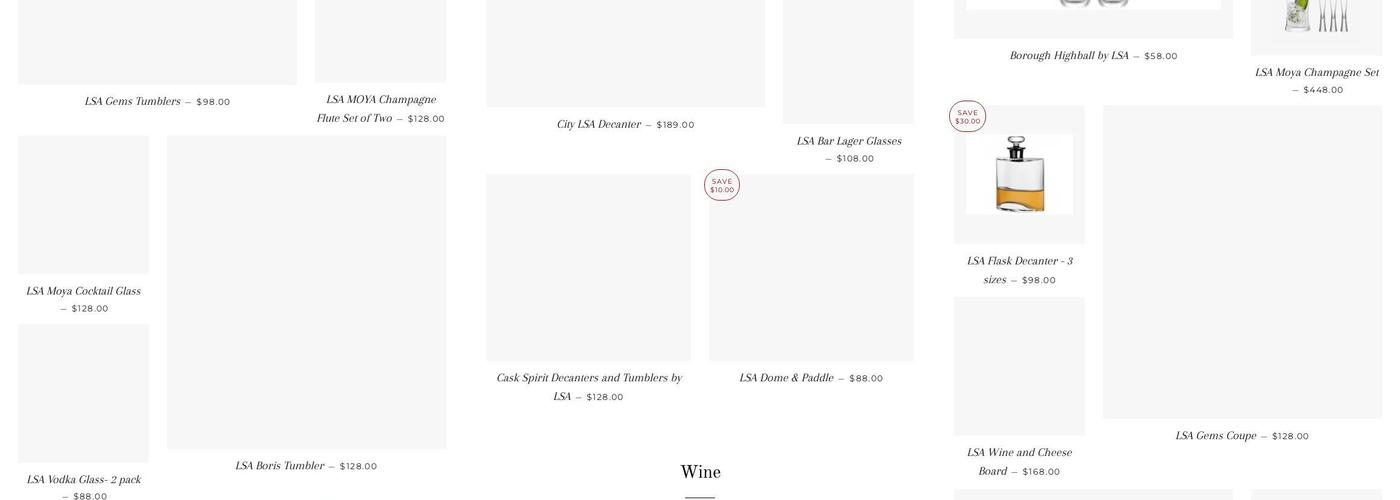 Yonge Street Winery Menu