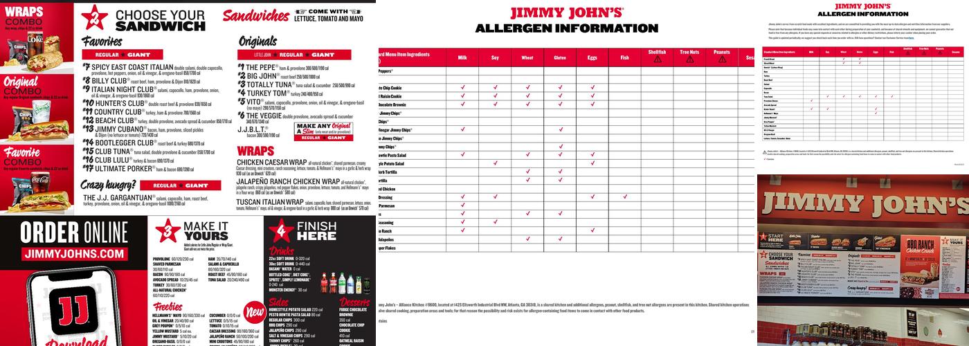 Jimmy John's Menu