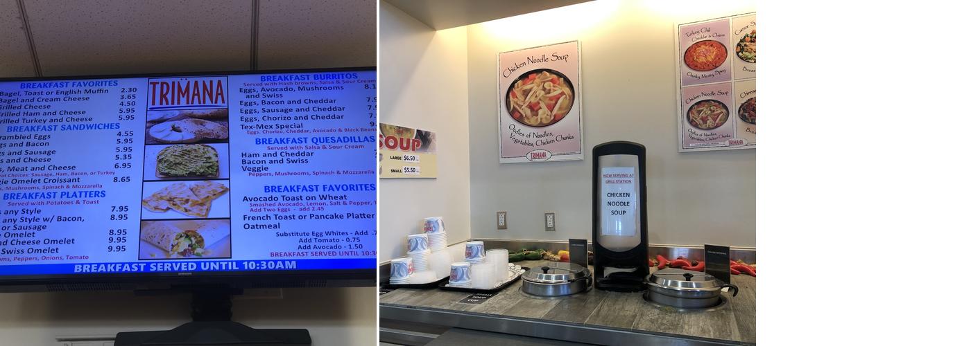 Metro Cafeteria Menu