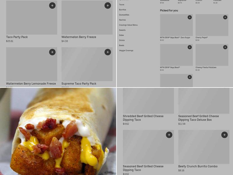 Taco Bell Menu